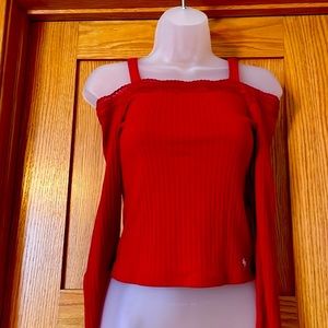 Abercrombie Kids red top *size 11/12